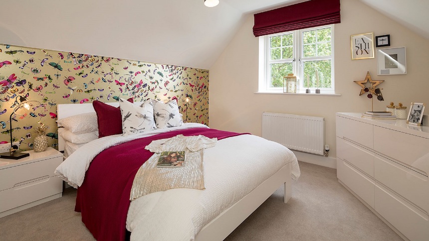 Third bedroom at the Summerswood show home